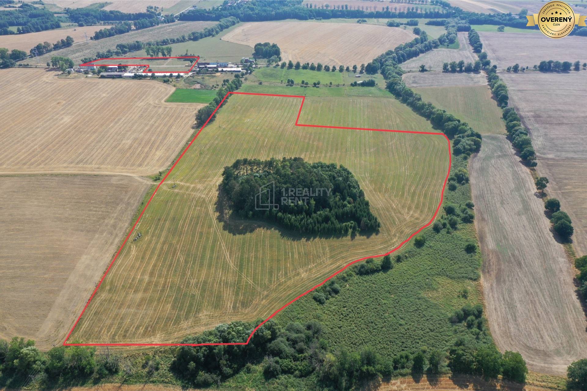 Sale Agrarian and forest land, Agrarian and forest land, Mošovce, Turč