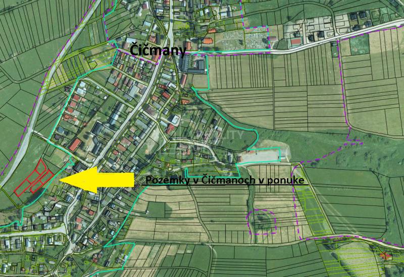 Land in Čičmany suitable for the construction of a recreational facili