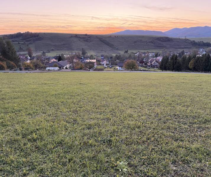 Charming 707 m² Plot with Scenic Views Near Rajecké Teplice